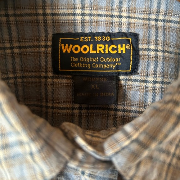 Woolrich cotton blue plaid Shirt - Picture 3 of 3